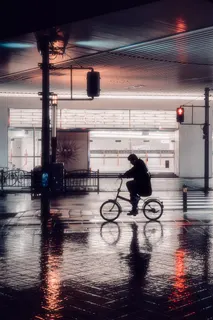 雨夜の帰路